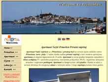 Tablet Screenshot of apartmani-primosten.info